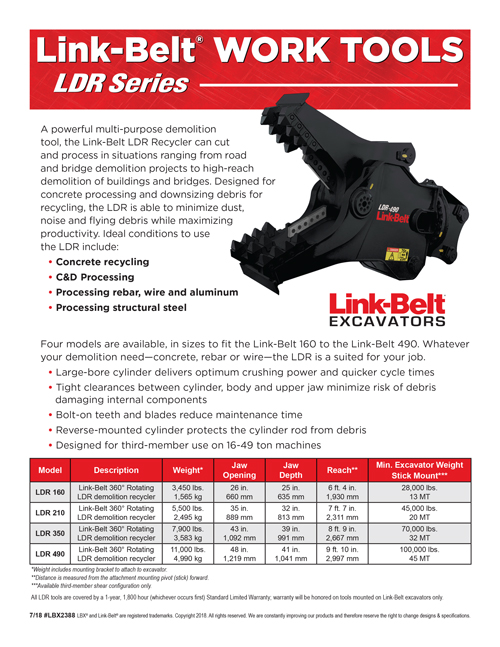 Link-Belt LDR Flyer