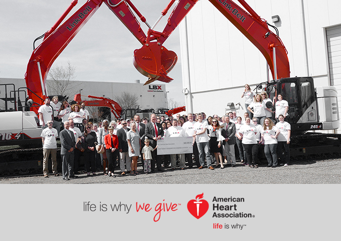 LBX Supports American Heart Associations Life is Why We Give Campaign in February